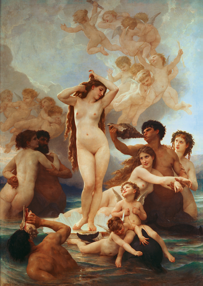  阿道夫·布格罗 Adolphe Bouguereau —— 维纳斯的诞生2